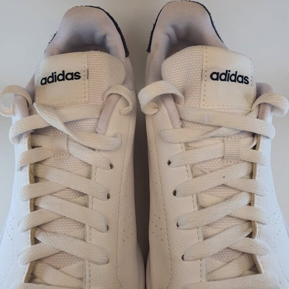 Adidas Men's Advantage Size 10 White Tennis Shoes Casual Sneakers Trainers - Picture 4 of 9